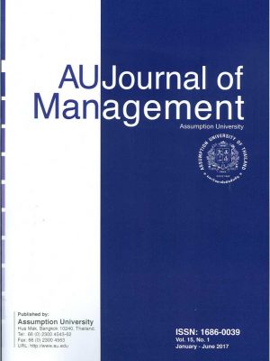 AU Journal of Management Volume 15 No. 1 Jan-June 2017