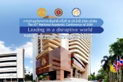 การประชุมวิชาการระดับชาติ ครั้งที่ 10 “Leading in a disruptive world”