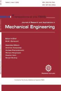 Journal of Research and Applications in Mechanical Engineering