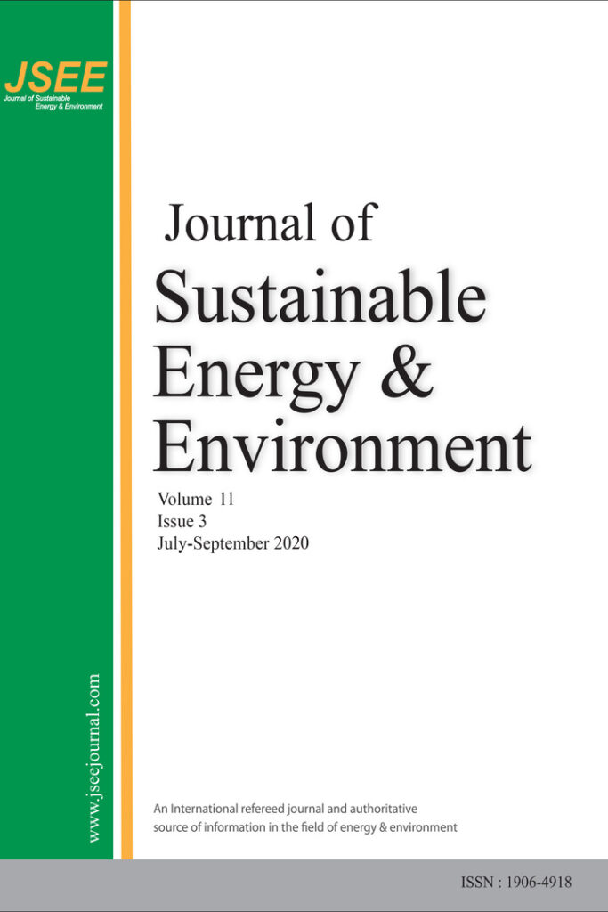 Journal of Sustainable Energy and Environment