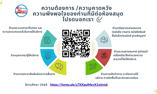 แบบสอบถามความต้องการและพึงพอใจฯ-2568-QRcode